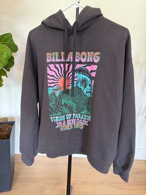 Billabong Black Logo Tag Hoodie